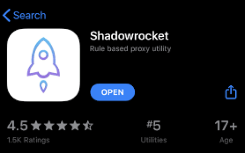 Shadowrocket 小火箭下载视频教程